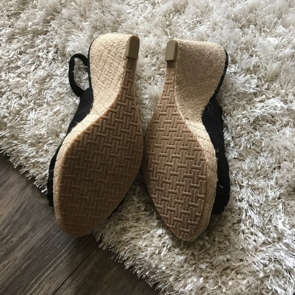 H by Halston black summer wedges! Never worn! - Picture 3 of 3
