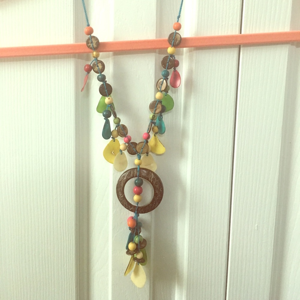 Handmade tropical necklace