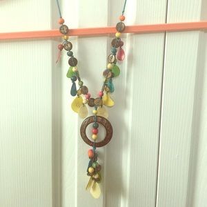 Handmade tropical necklace