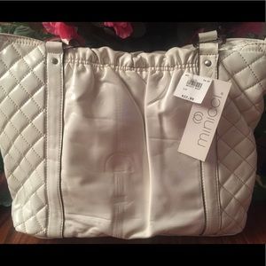 ❣️New w/tags White Minicci Bag/purse.