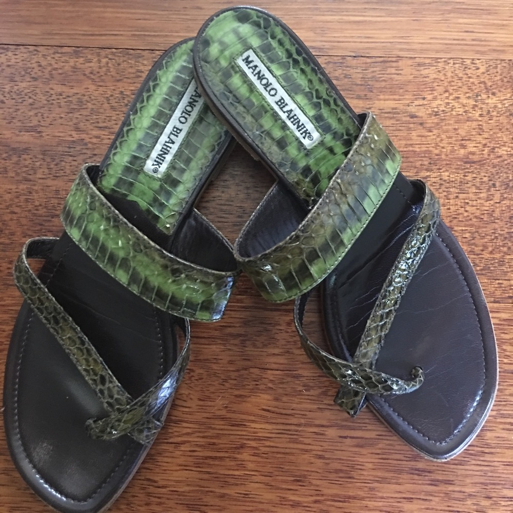 Manolo Blahnik Flat Sandals