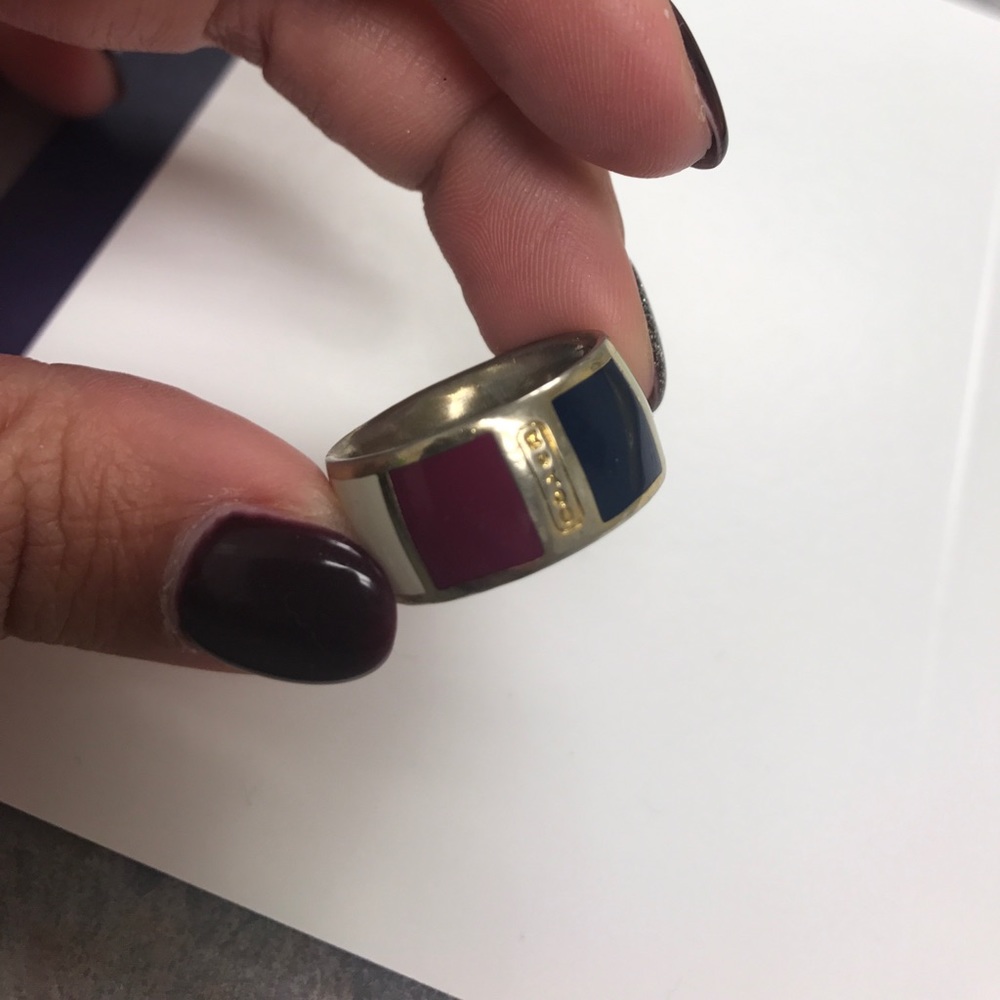 Coach Multi-Color Ring