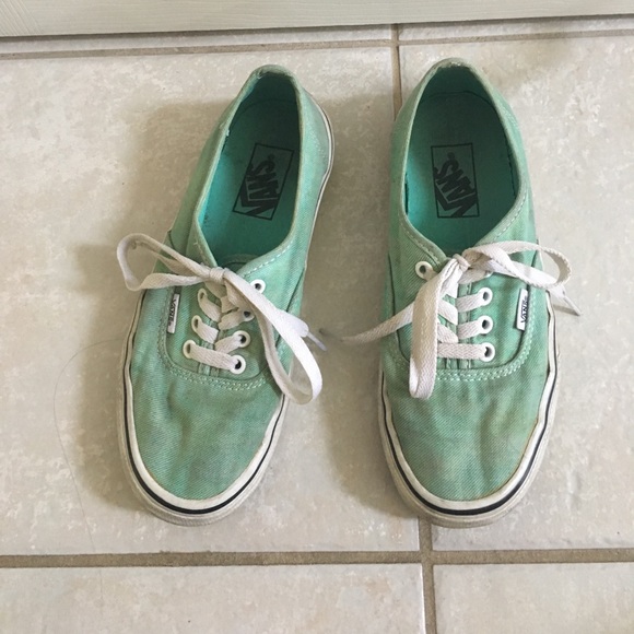Sparkly mint green vans - Picture 5 of 6