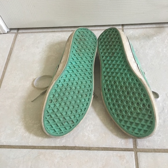 Sparkly mint green vans - Picture 6 of 6