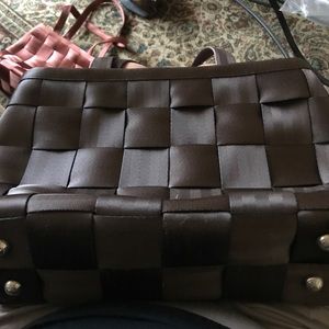 Harvey's Large Brown Seatbelt Bag