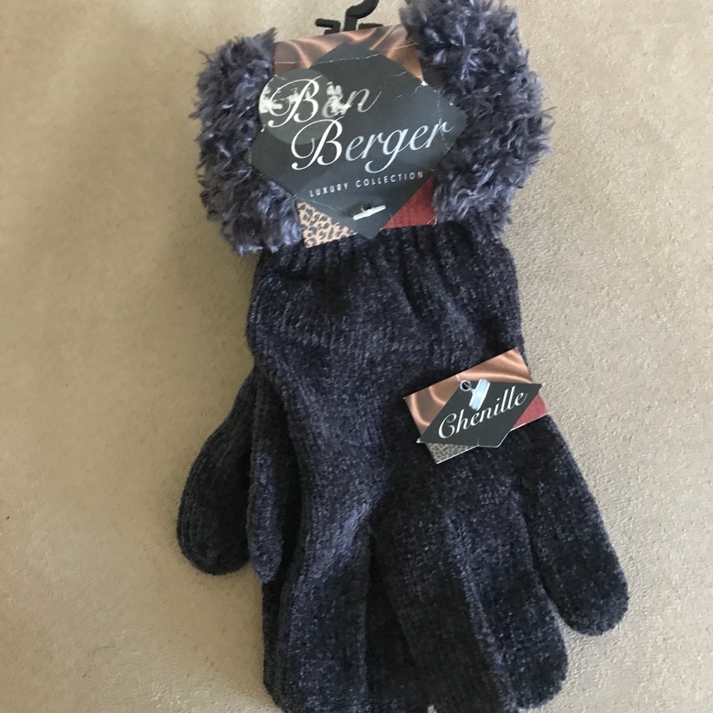 Ben Berger Luxury Collection Grey Gloves