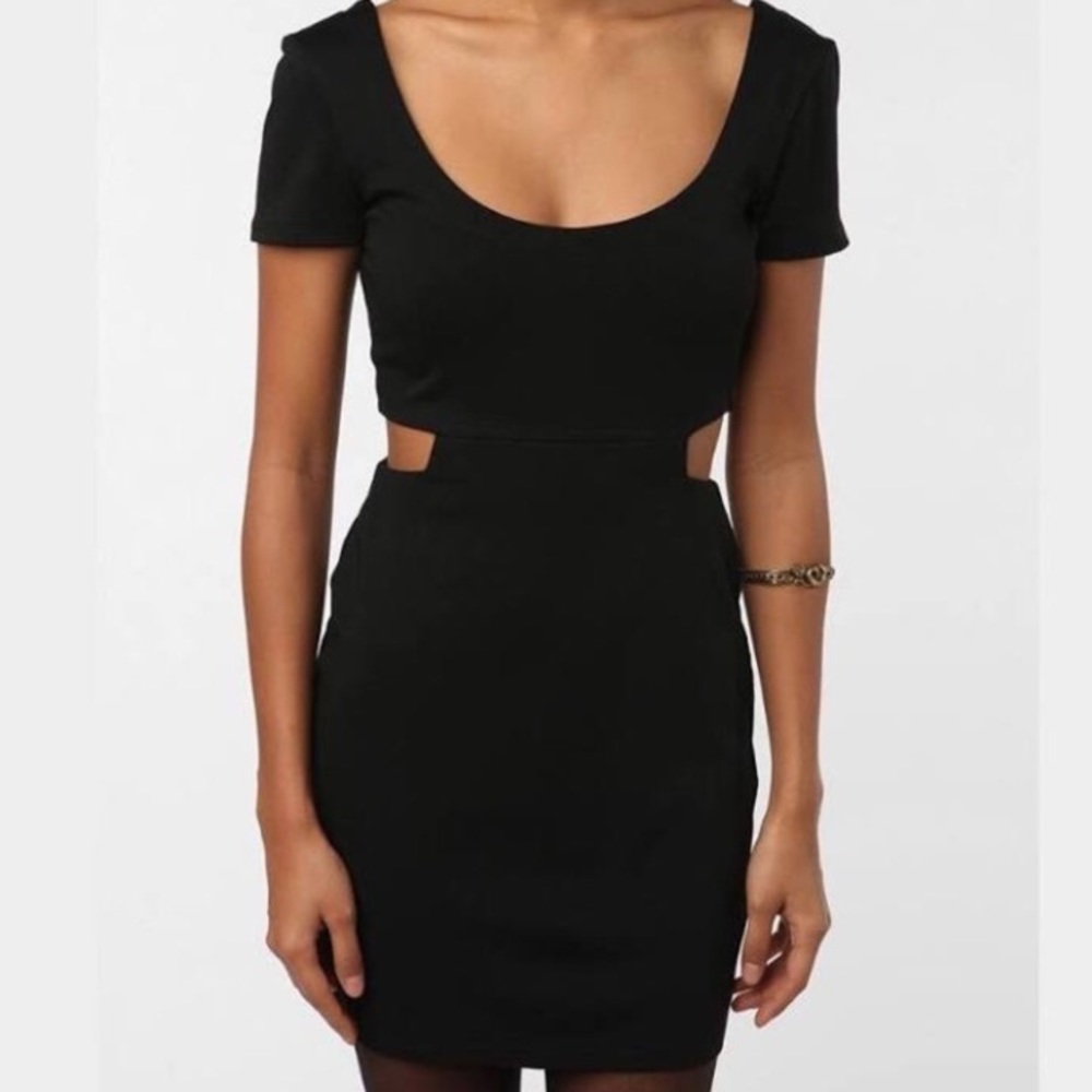 Lucca Couture Cap Sleeve Cutout Dress