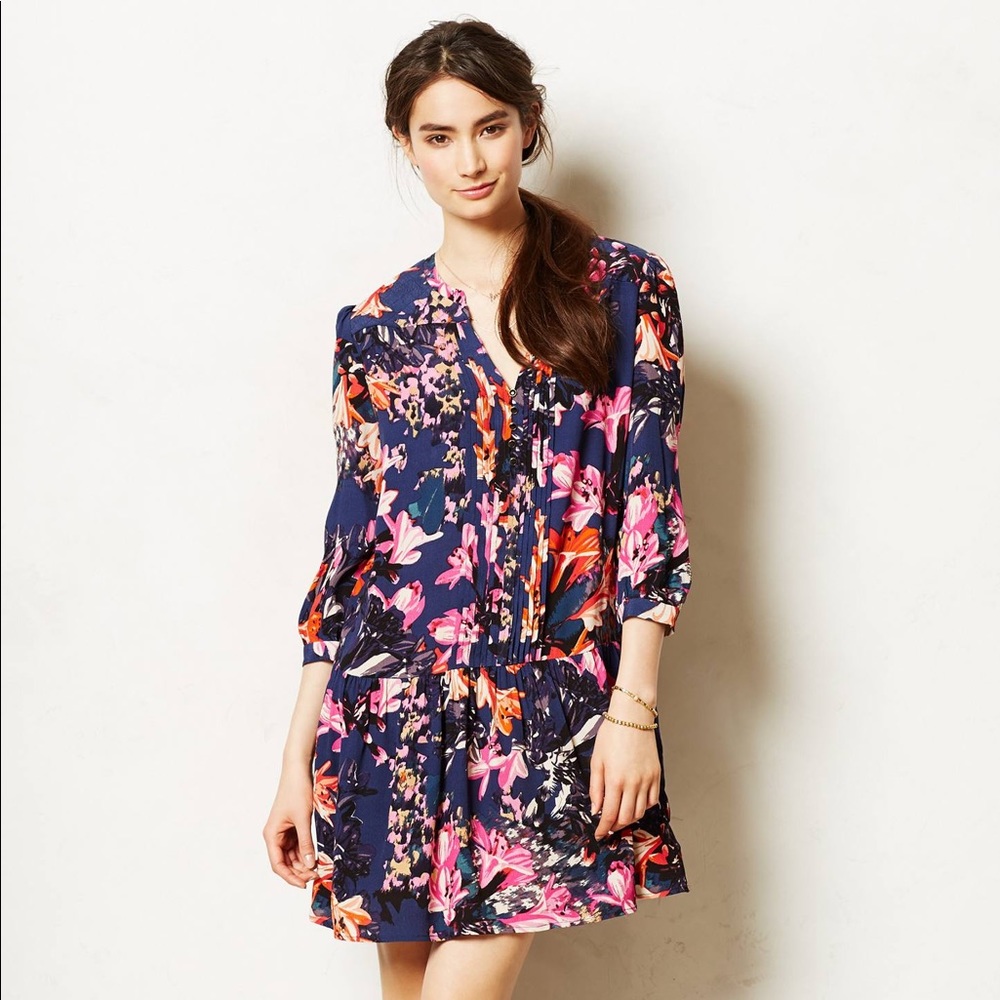 Anthropologie Maeve Caravane Tunic Dress