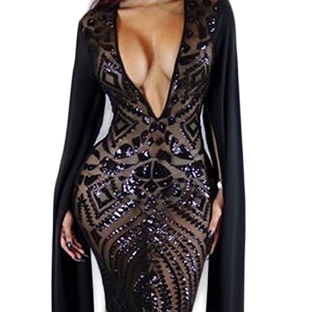 Black party dress
