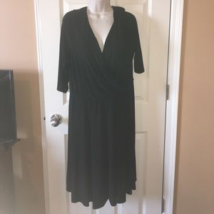 Women's 3/4 Sleeve Wrap Dress