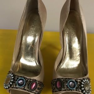 High heeled ladies shoes, worn once.