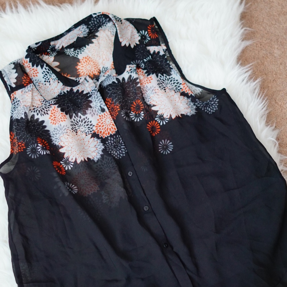 H&M Sleeveless sheer top