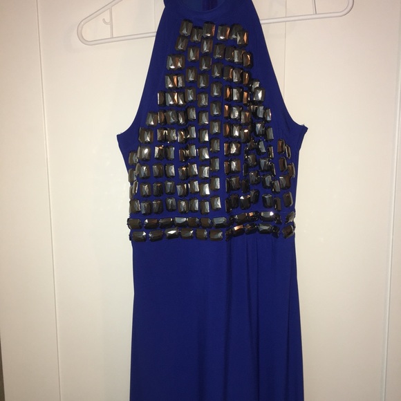 jcpenney Dresses Royal Blue Maxi Dress Beautiful Embellished Gown
