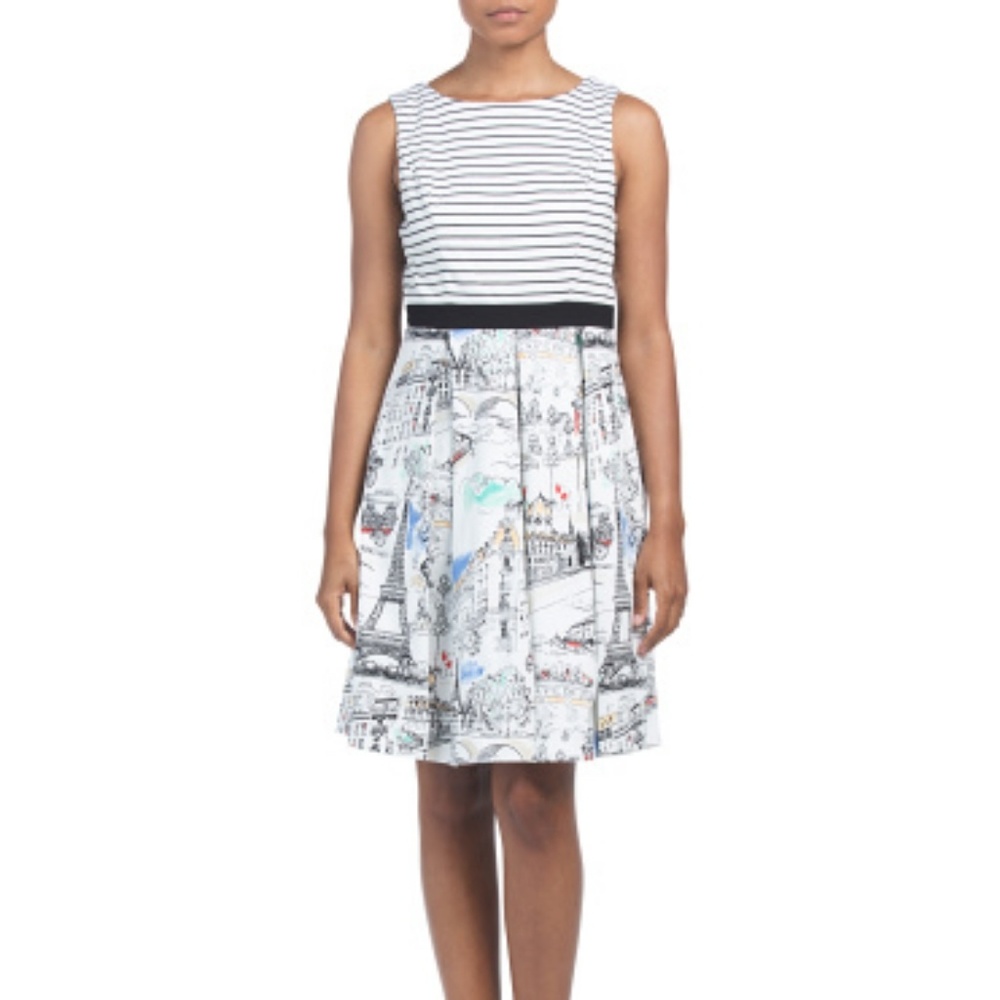 Chetta B Printed Dress