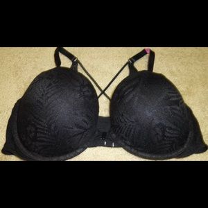 Victorias Secret PINK Palm Lace Push-Up Bra 36DD