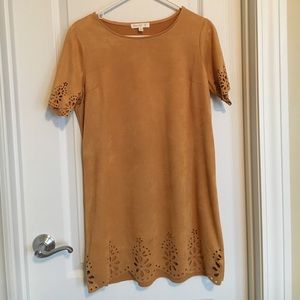Scalloped fall dress