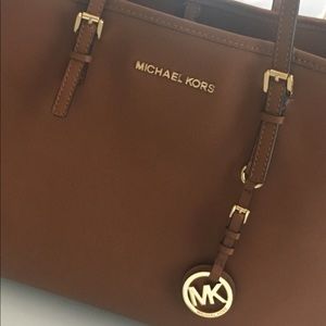 Michael Kors structured brown Tote