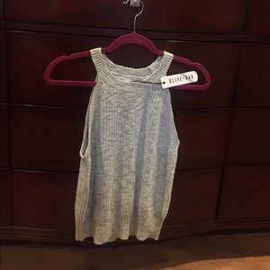 NWT Olive + Oak Sleeveless Sweater