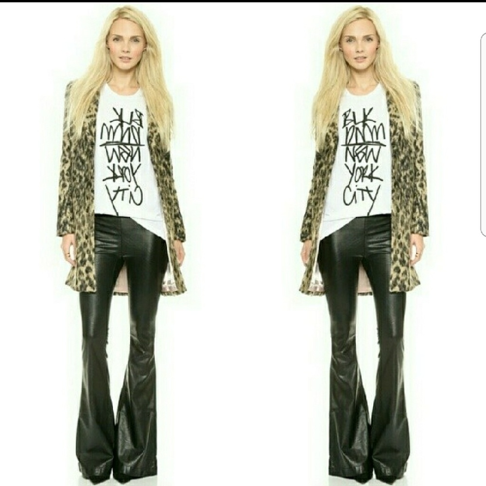 (S) RESTOCKING 💥 HOT FAUX LEATHER BELL BOTTOMS! - Picture 3 of 4