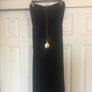 Black maxi dress