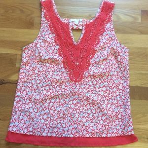 Stitch Fix Skies are Blue Gabino Crochet tank Med.