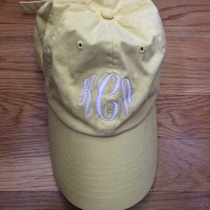 KCA Yellow monogrammed hat
