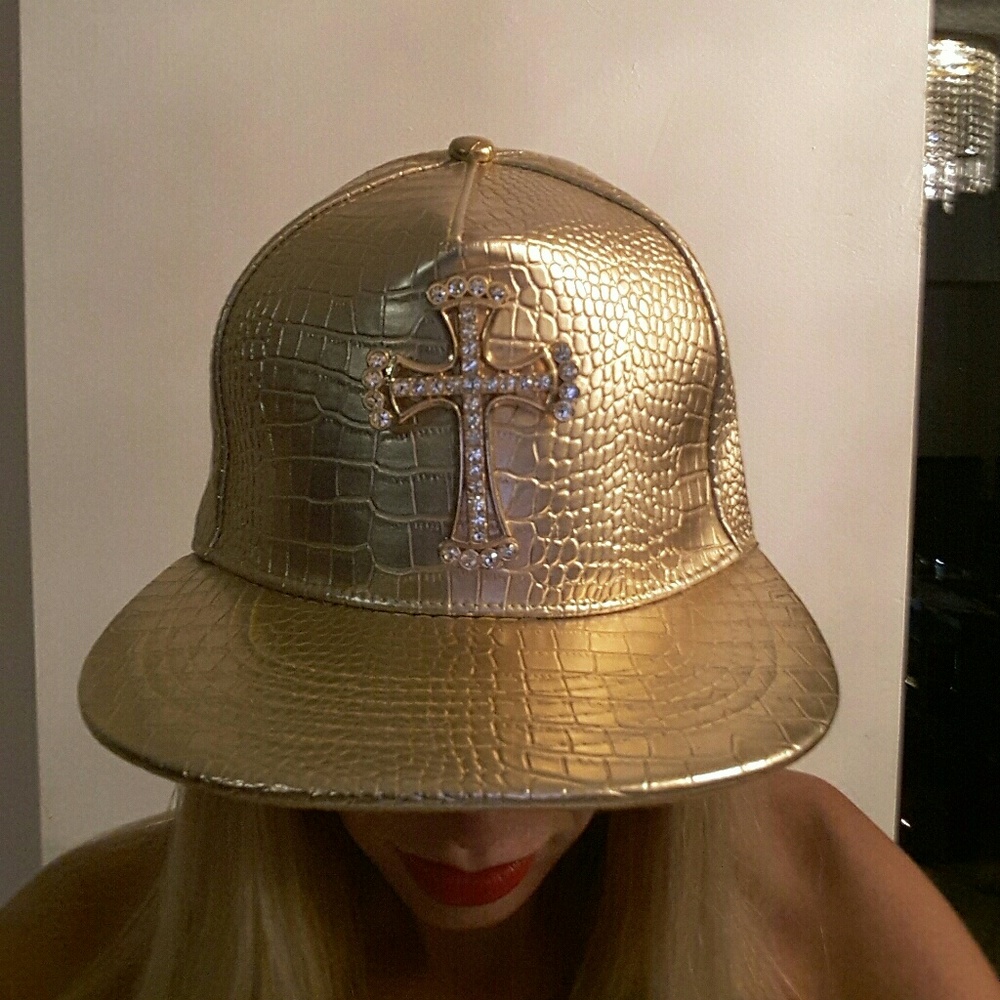 Golden cap hat