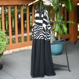 Black and white Charlotte Russe dress