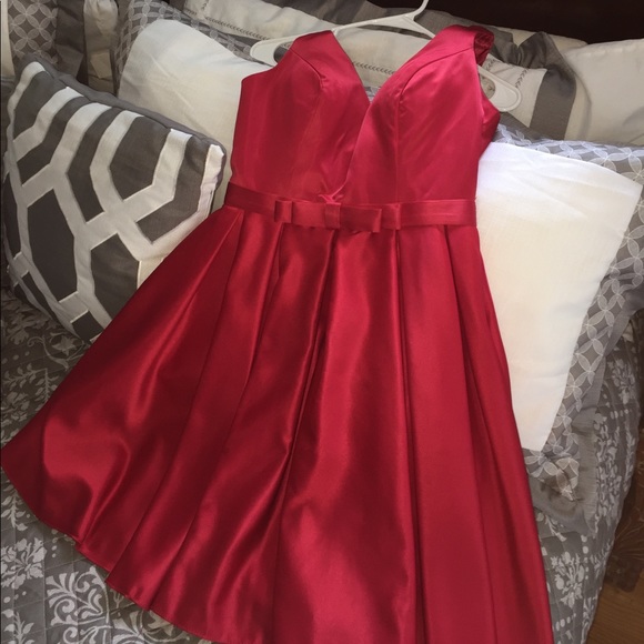 Satin Prom Dress - Picture 2 of 2