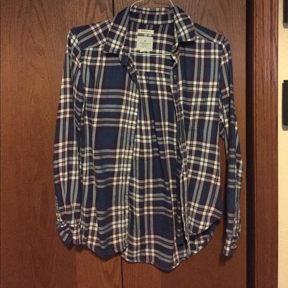 Flannel button down