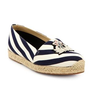 Christian Louboutin Blue Galia Espadrille Flats