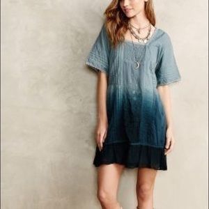 Holding Horses Anthropologie Ocean Dipped Dress