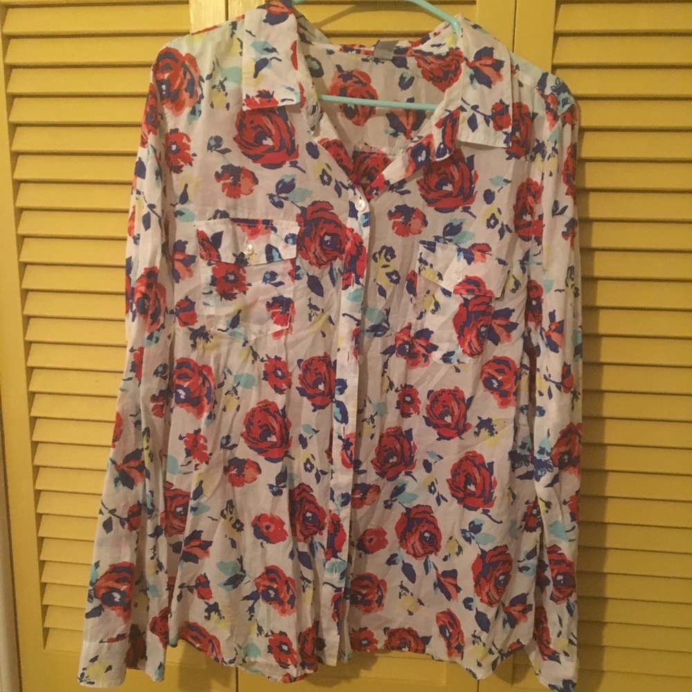 Floral button down!