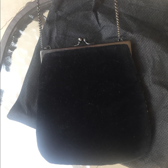 BCBG MaxAzria velvet butterfly purse - Picture 3 of 4