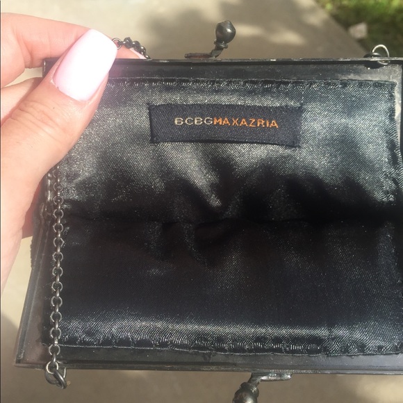 BCBG MaxAzria velvet butterfly purse - Picture 4 of 4