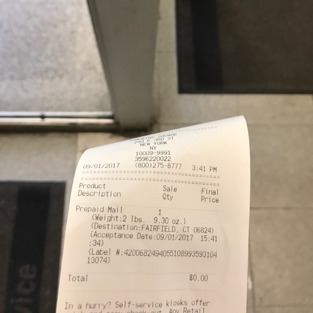 SHIPPED!
