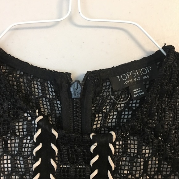 TOPSHOP Beautiful Midi Black Dress - Picture 4 of 8