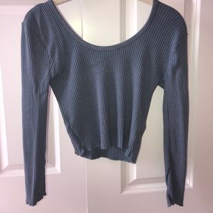 Urban Outfitters Long Sleeved Crop Top