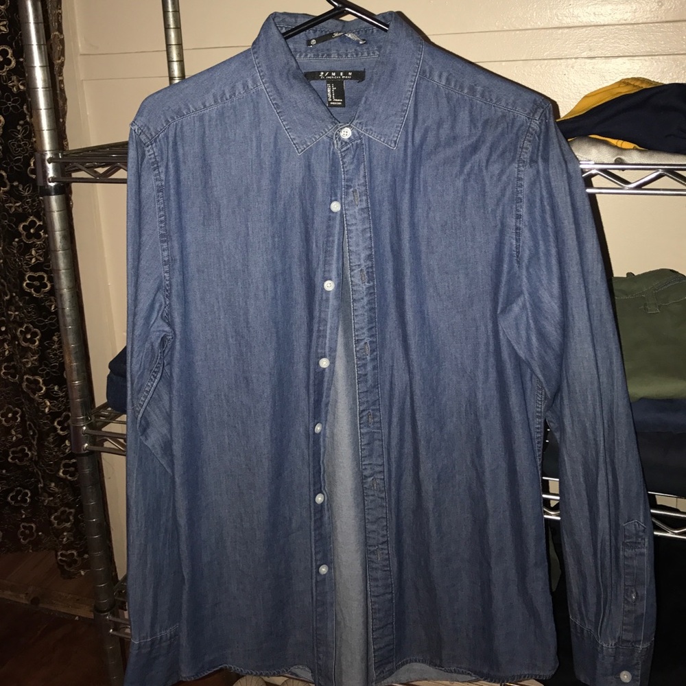 Forever 21 jean shirt