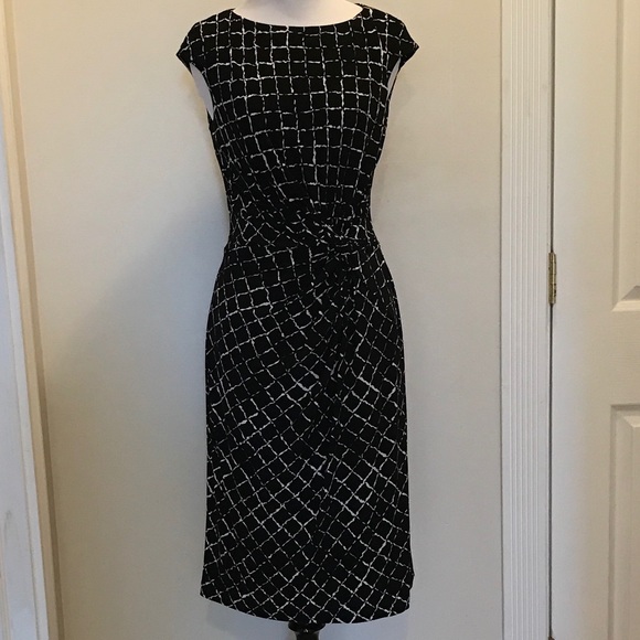 Lauren Ralph Lauren Dresses & Skirts - Lauren RalphLauren black & white  faux wrap dress