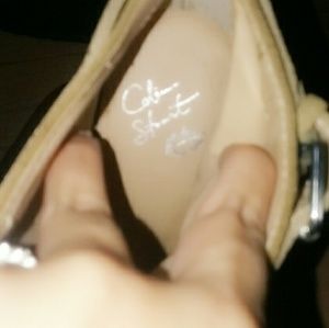 Tan and army green lace Colin Stuart boots