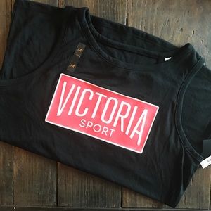 NWT Victoria's Secret Sport Black Tank