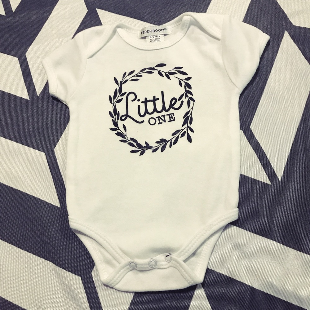 Wreath "Little One" Onesie