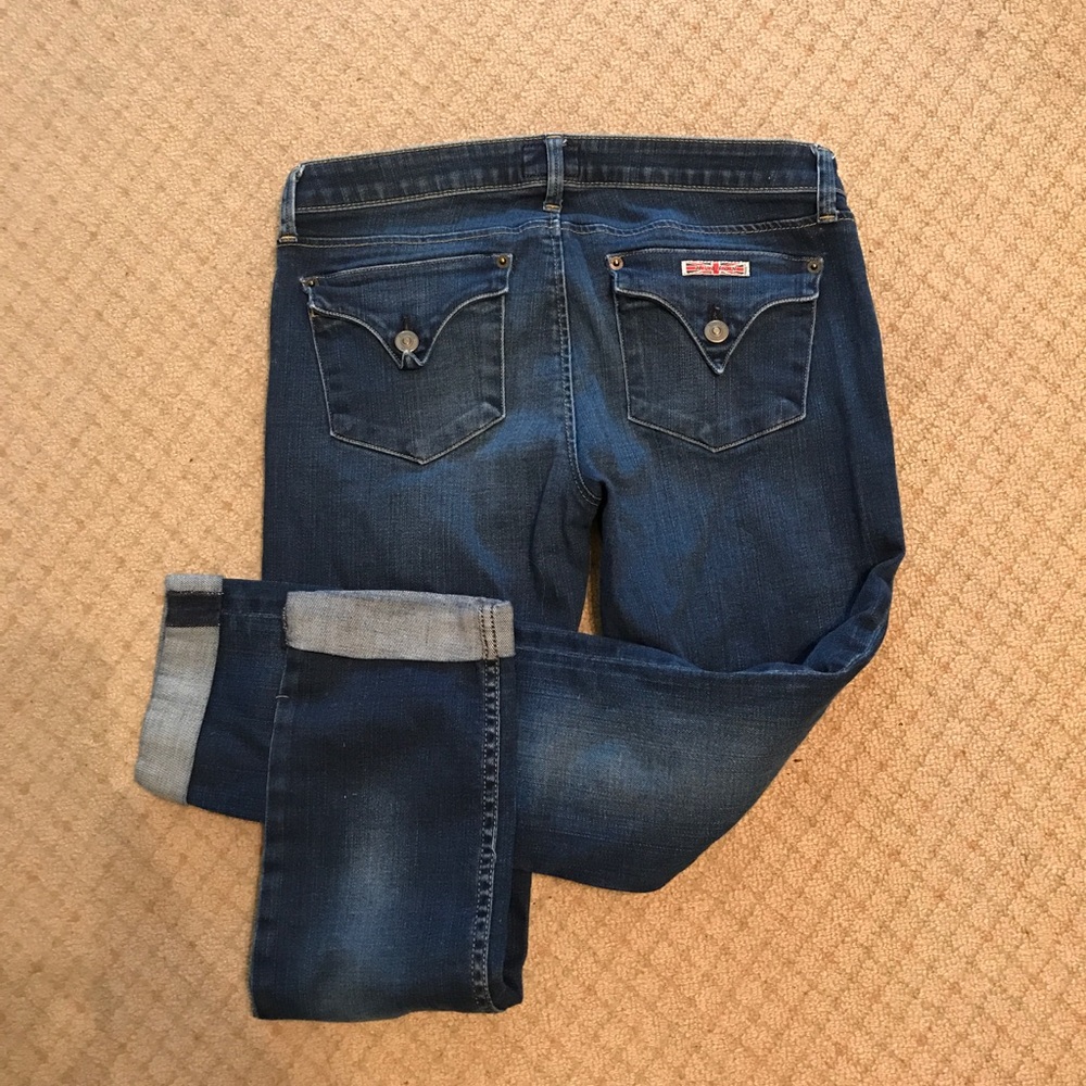 Hudson signature cuffed jeans 27