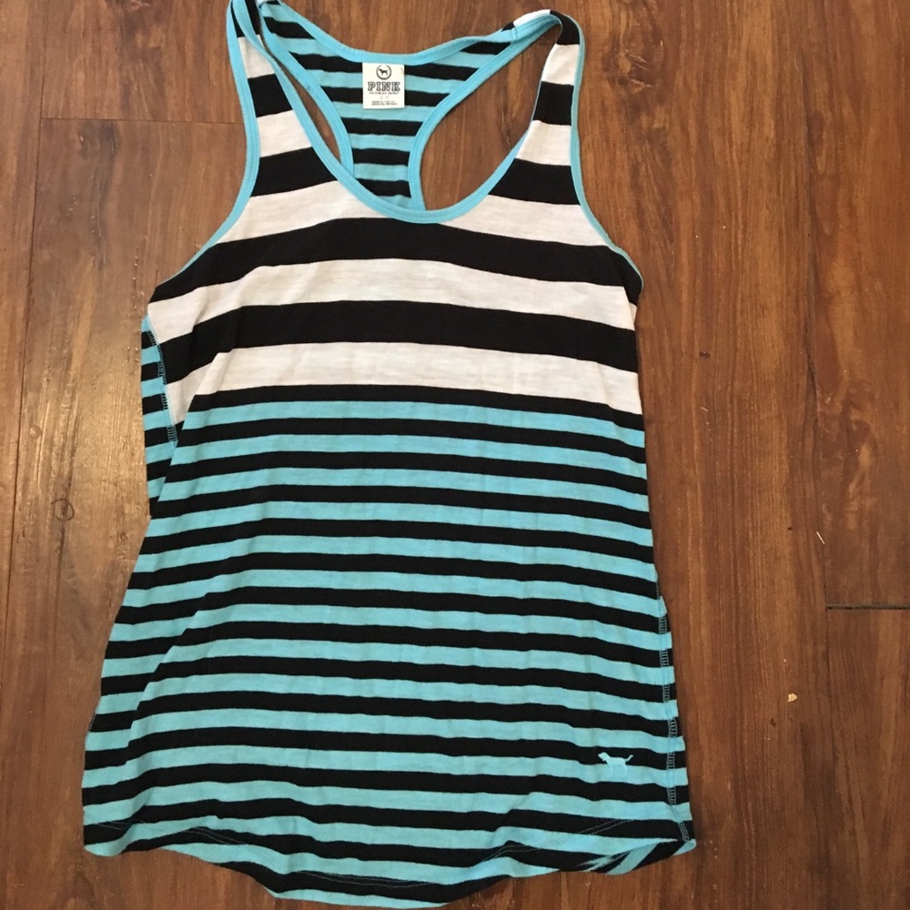 Striped tank top racerback