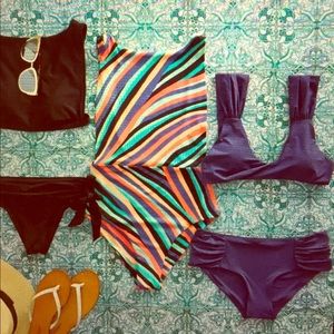 Aerie Real Soft Hi Neck one piece suit