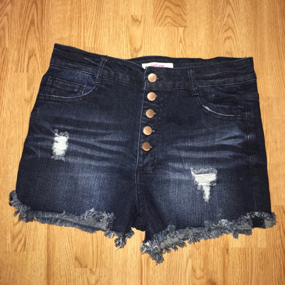 NEVER WORN. High waisted shorts!