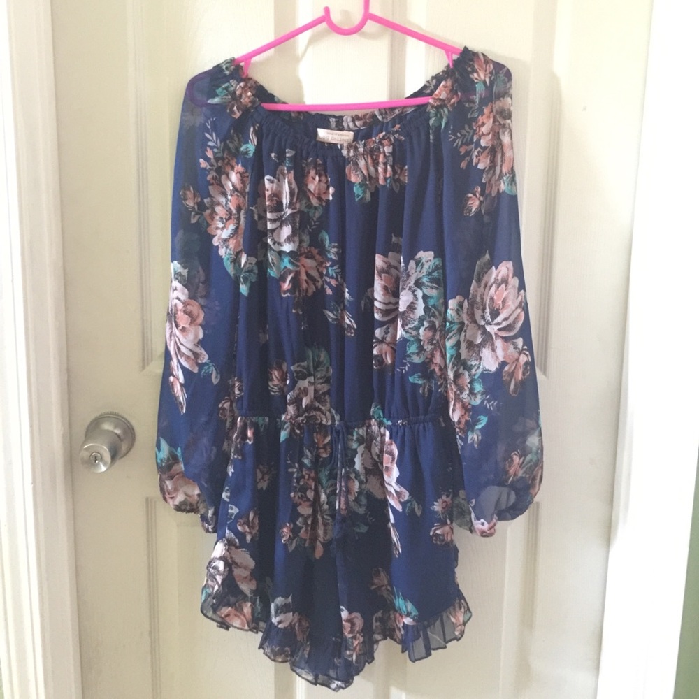Off-shoulder Romper