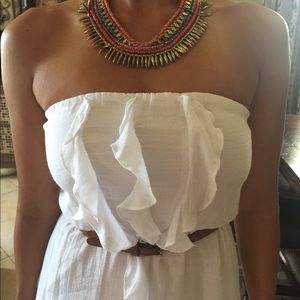 "New" 💥Strapless bohemian dress