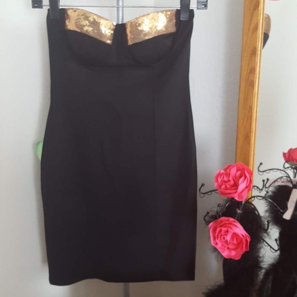 Charlotte Russe Strapless Fitted Dress